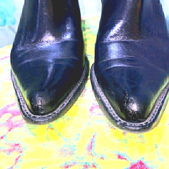 FRANCO SARTO LEVEE BLK BOOTIE SZ 7 - Picture 6 of 10